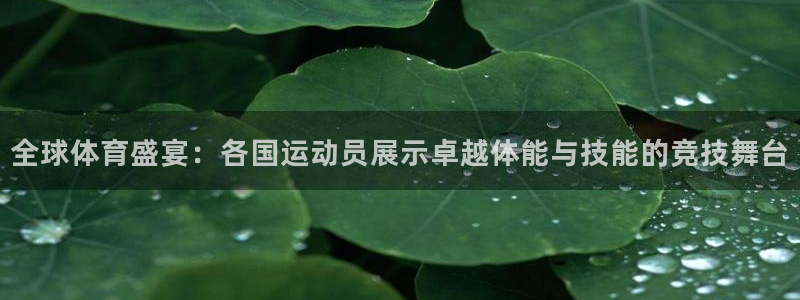全球体育盛宴：各国运动员展示卓越体能与技能的竞技舞台